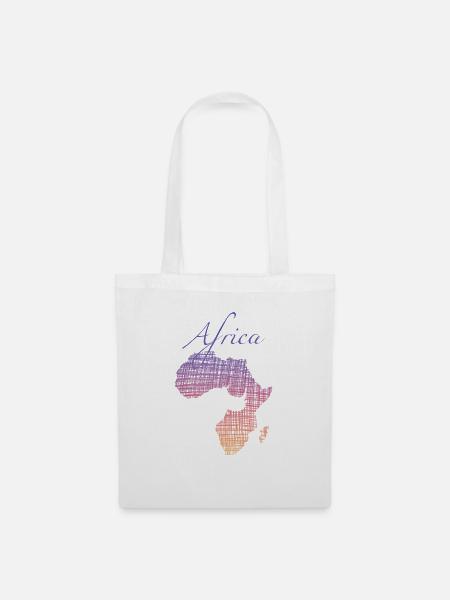 Africa - Stoffbeutel - Weiß
