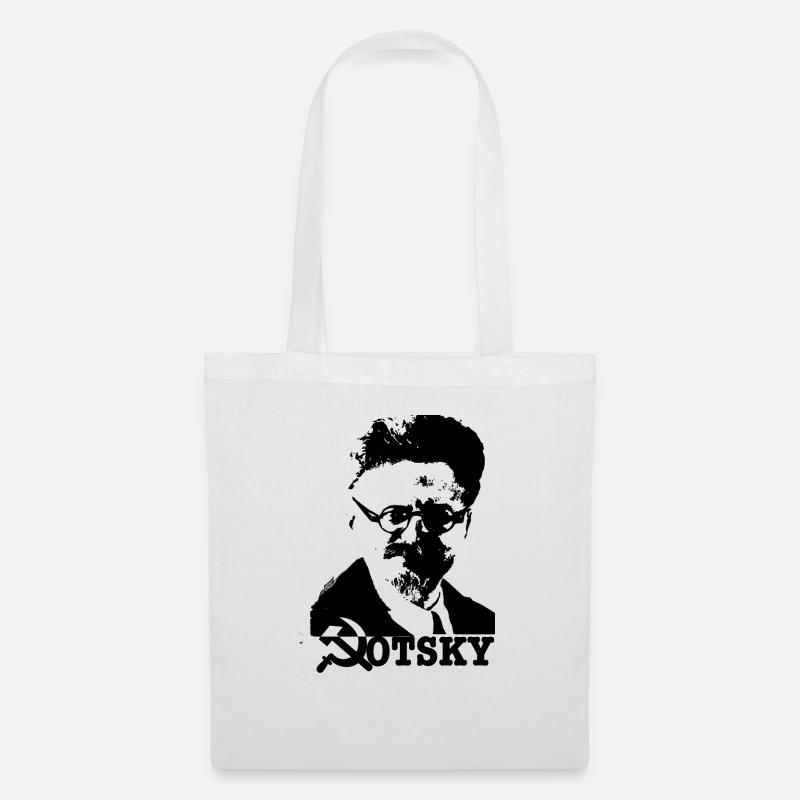 Leon Trotsky - Revolutionary Sticker - Tote Bag - white
