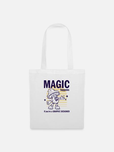 Magic Mashroom - Stoffbeutel - Weiß
