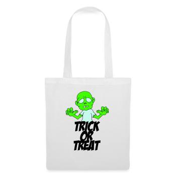 zombie trick or treat - Stoffbeutel - Weiß - Vorne