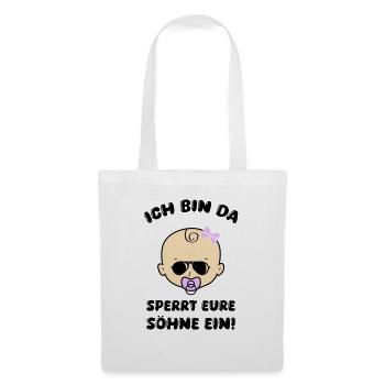 Baby girl locks up your sons - Tote Bag - white - Front