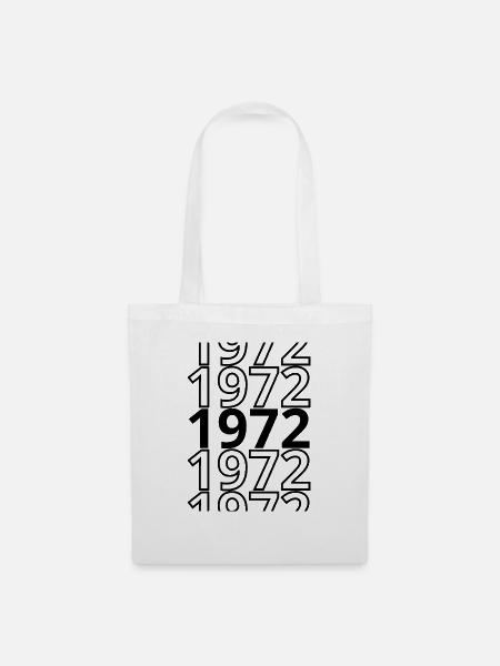 1972 1972 1972 - Stoffbeutel - Weiß