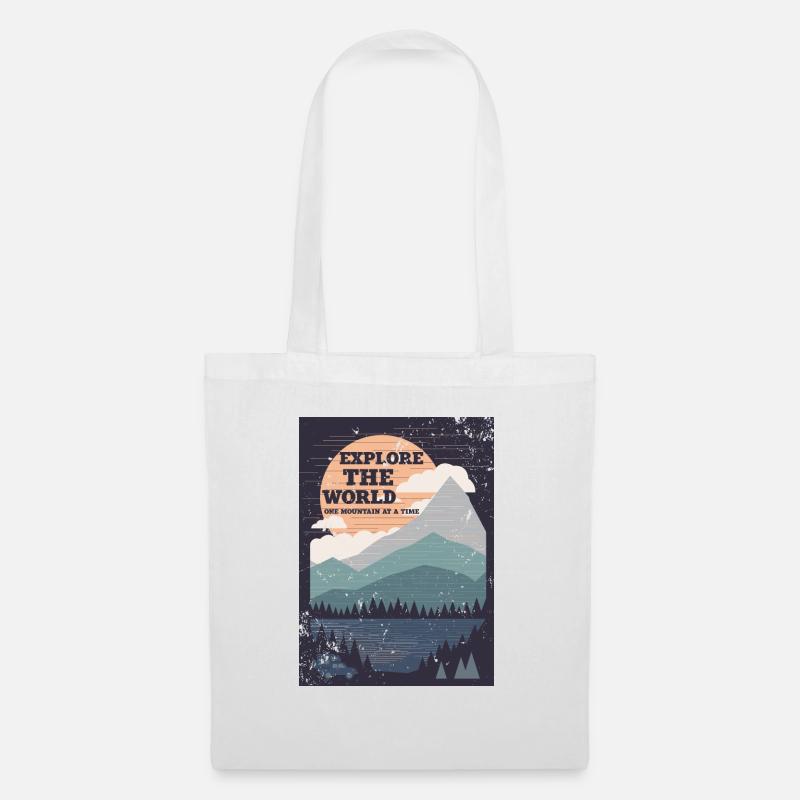 One step at a time - Tote Bag - white