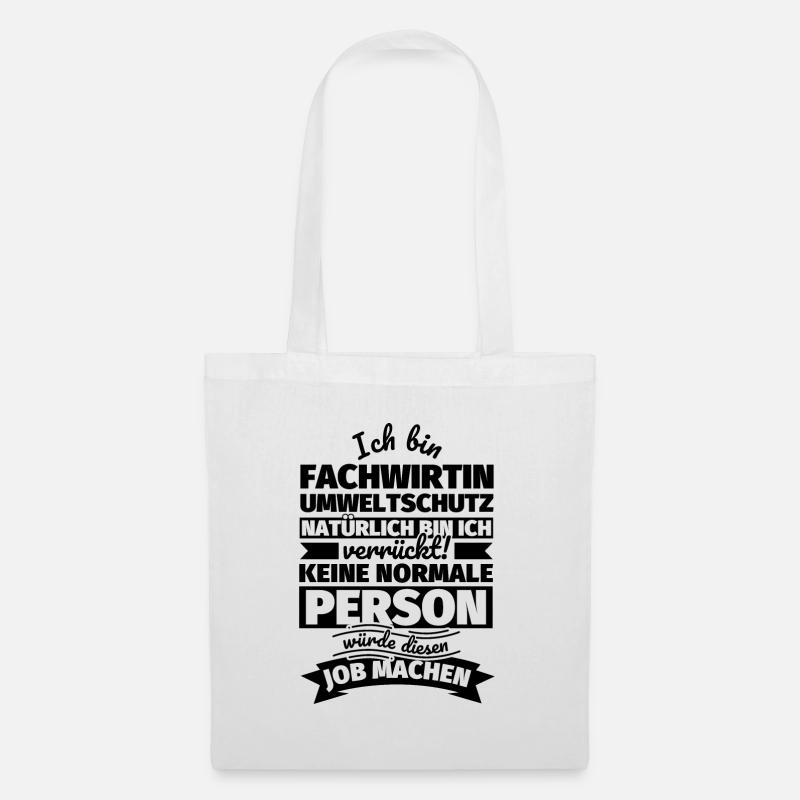 Fachwirtin Umweltschutz Geschenke - Stoffbeutel - Weiß