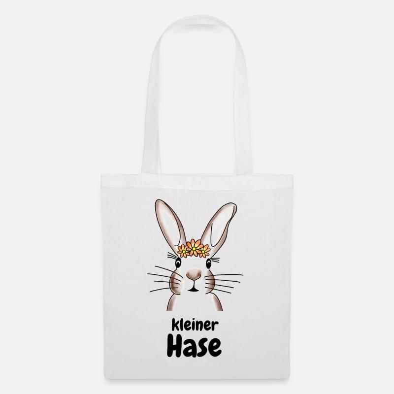 süßer kleiner Hase - Stoffbeutel - Weiß