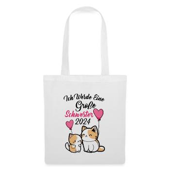 Grande soeur 2024 - Sac en tissu - blanc - Devant
