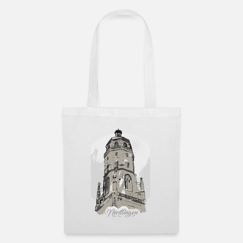 Nördlingen // Daniel // Sketch - Stoffbeutel - Weiß