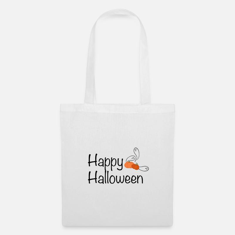 Happy Halloween - Stoffbeutel - Weiß