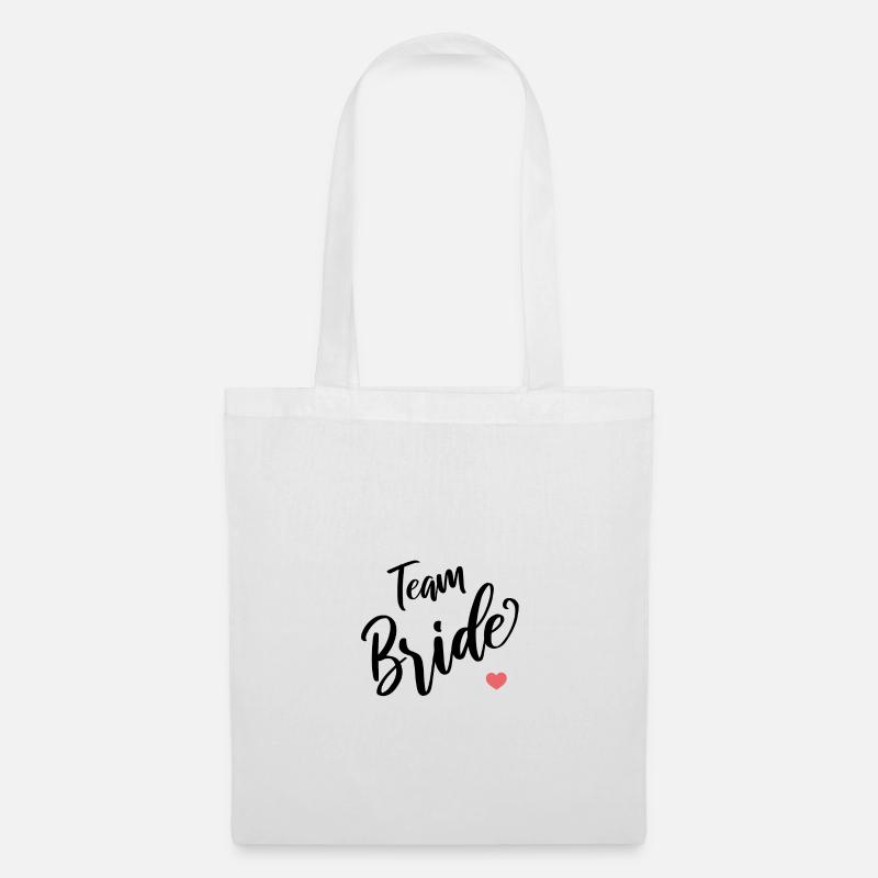 Team Bride - Stoffbeutel - Weiß
