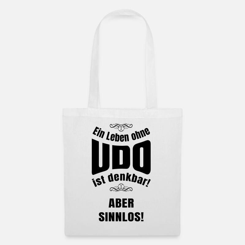 Ein Leben ohne Udo - Stoffbeutel - Weiß