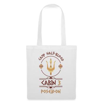 Cabin #3 in Camp Half Blood, Child of Poseidon - Tote Bag - white - Front