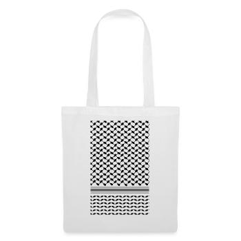 Palestinian scarf - Tote Bag - white - Front