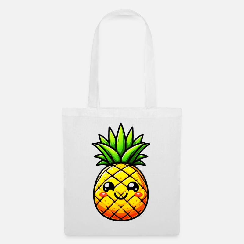 Ananas - Sac en tissu - blanc