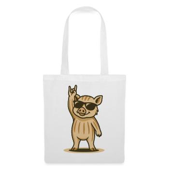 Wild Boar Rocker - Tote Bag - white - Front