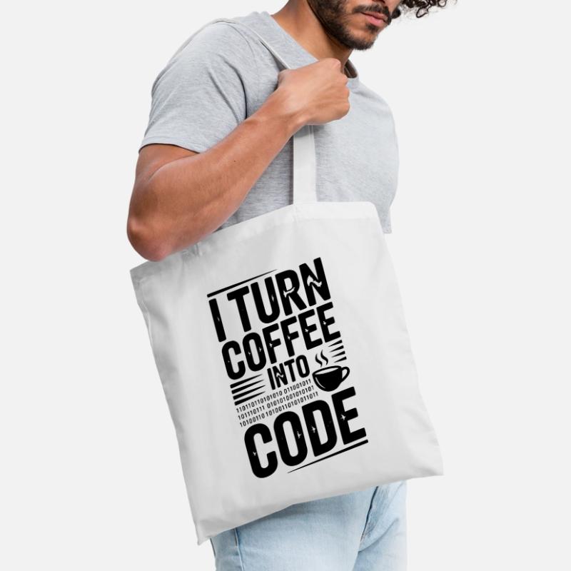 Je transforme le café en code Sac en tissu