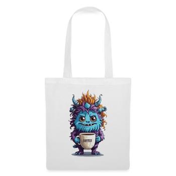 Coffee Monster - Caffeine Zombie - Morning Grouch - Tote Bag - white - Front