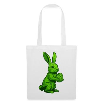 Bunny- The Easter Bunny Brings the Eggs - Tote Bag - white - Front
