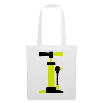 Bicycle Air Pump Graphic - Tote Bag - white - Front