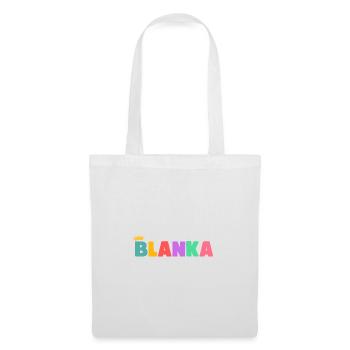 Blanka! Personnalisable - Sac en tissu - blanc - Devant