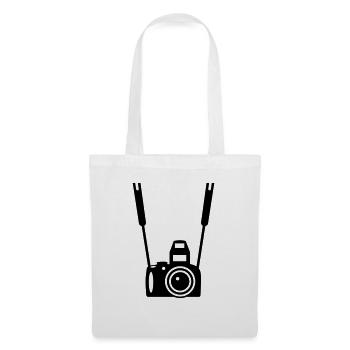 Foto-Kamera - Stoffbeutel - Weiß - Vorne