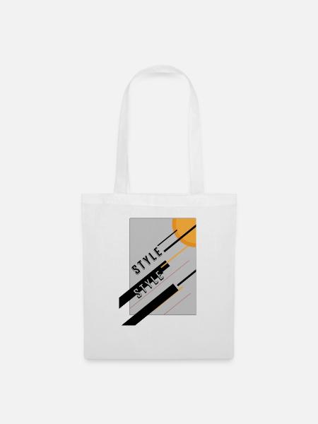 Stil - Stoffbeutel - Weiß