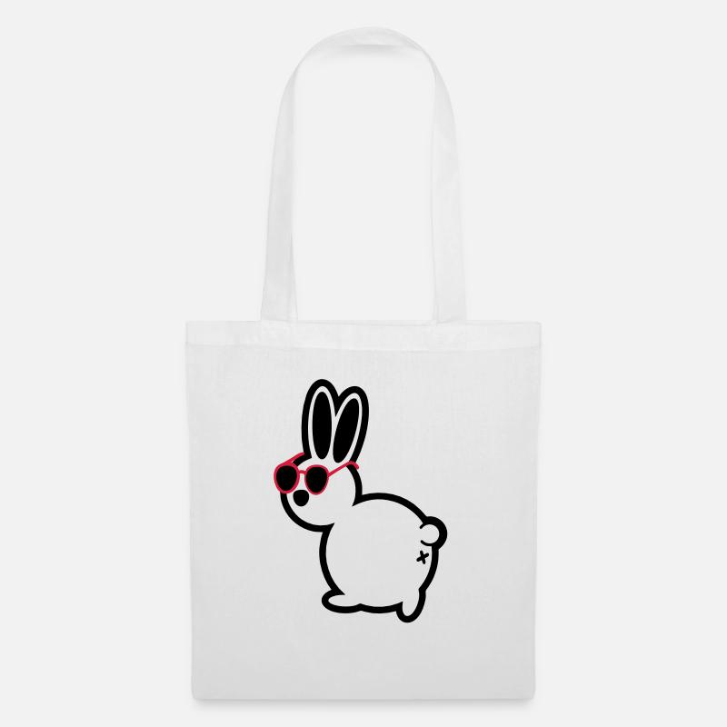 comic hase - Stoffbeutel - Weiß
