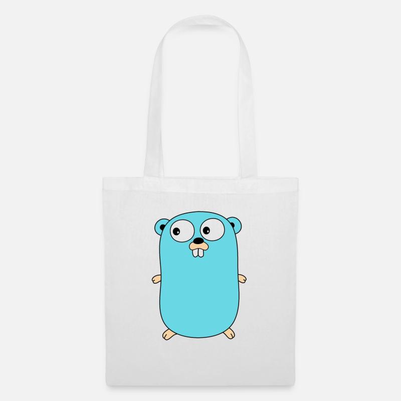 Golang - Gopher - Tote Bag - white