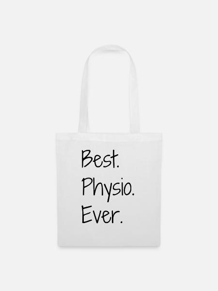 Krankengymnast / Krankengymnastin / Physio / - Stoffbeutel - Weiß