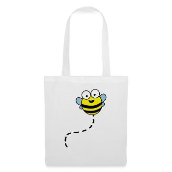 lustige_biene_02 - Tote Bag - white - Front