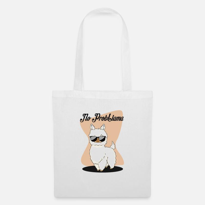 Llama lama alpaca no problemama probllama - Tote Bag - white