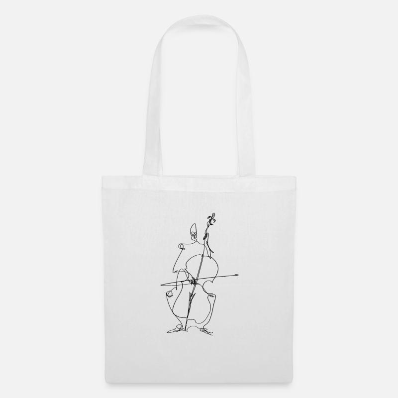 cello06 - Tote Bag - white
