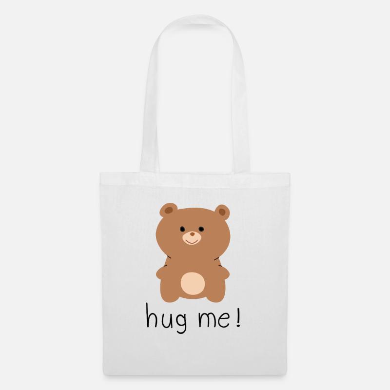 hug me 1 - Stoffbeutel - Weiß