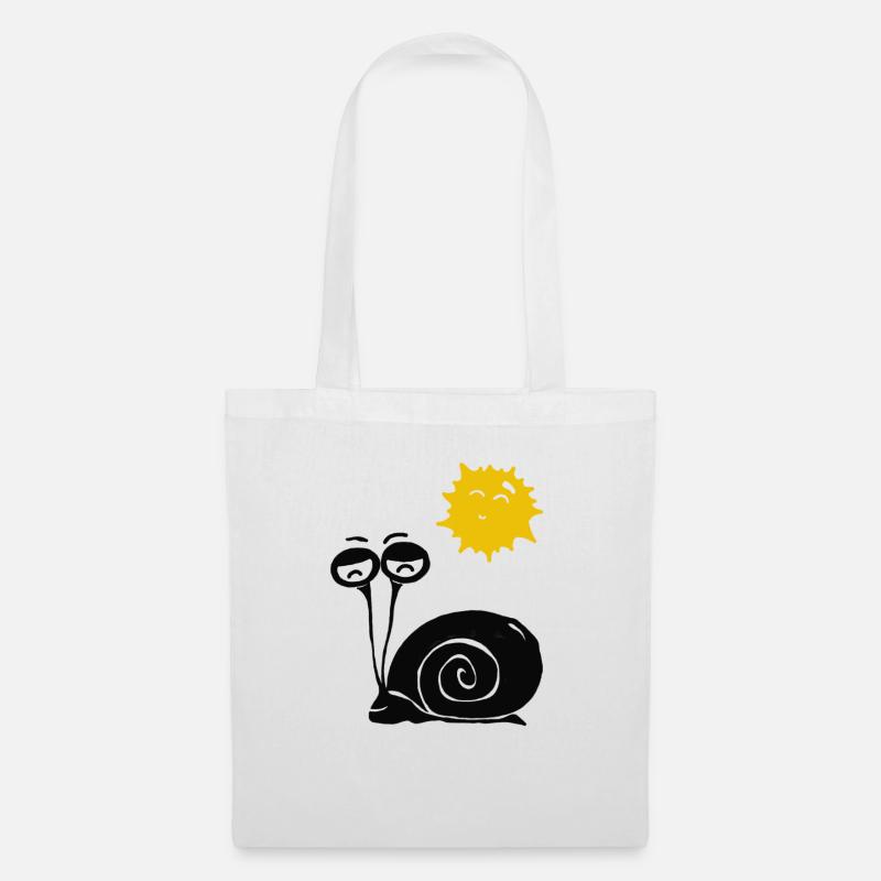 Join liebt die Sonne - Stoffbeutel - Weiß