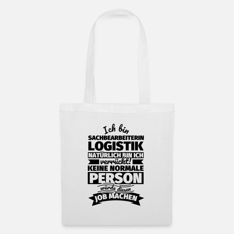 Sachbearbeiterin Logistik Geschenke - Stoffbeutel - Weiß