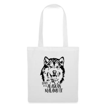 ALASKAN MALAMUTE aimé par Alaskan Malamute Dogs - Sac en tissu - blanc - Devant