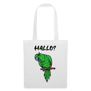Bird, Zoo Animals, Animal Lover, Parrot Saying - Tote Bag - white - Front