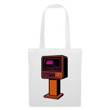 Rétro Future TV - Sac en tissu - blanc - Devant