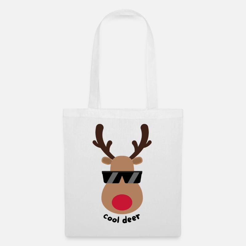 cool deer - Stoffbeutel - Weiß