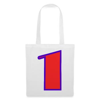 1. 1 year. 1st ANNIVERSARY. 1 YEAR ANNIVERSARY - Tote Bag - white - Front