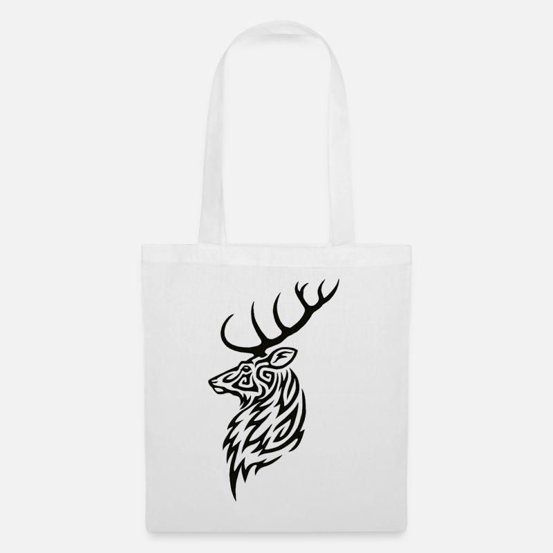 Stag - Tote Bag - white