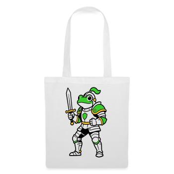 Frog Knight - Tote Bag - white - Front