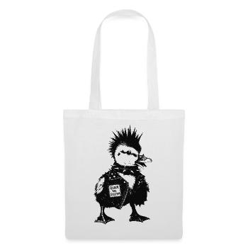 Punk Duckling - Tote Bag - white - Front