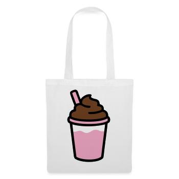 Iced Coffee Smoothie Logo - Tote Bag - white - Front