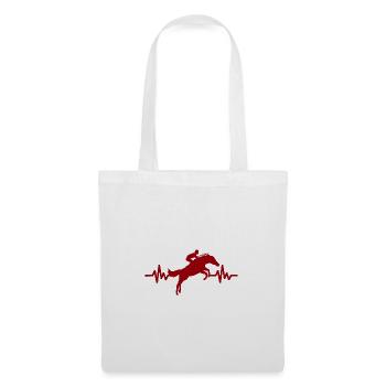 Heartbeat - Étalon Cheval Jument Ross Equestrian - Sac en tissu - blanc - Devant