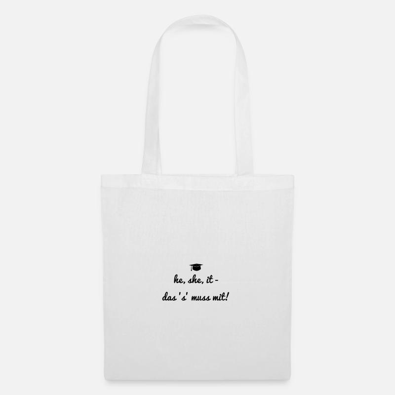 hey it - Tote Bag - white
