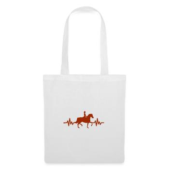 Heartbeat - Étalon Cheval Jument Ross Equestrian - Sac en tissu - blanc - Devant