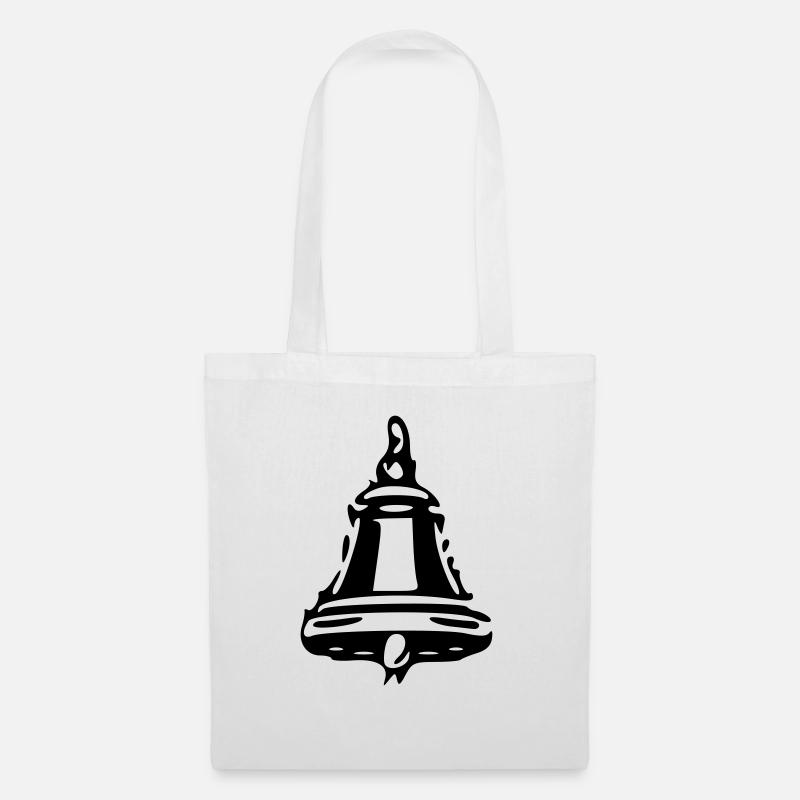 glocke Glocken läuten text name beliebt bauer - Stoffbeutel - Weiß