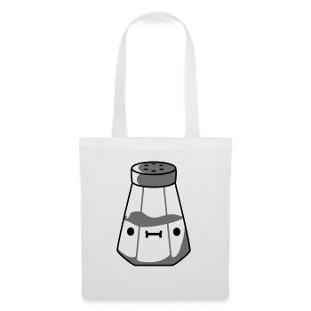 Salt shaker with face - Tote Bag - white - Front