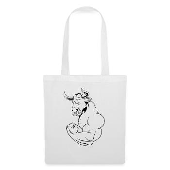 starker_stier_01 - Tote Bag - white - Front