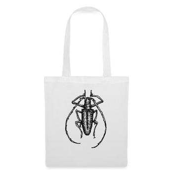 Botanical drawing / calligraphy insect antennae - Tote Bag - white - Front